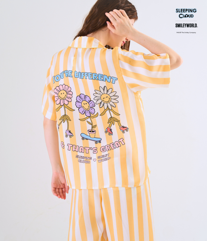 Smiley Collection Short sleeves + Pants : Yellow - Image 3