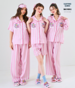 Smiley Collection Short sleeves + Pants : Pink - Image 4