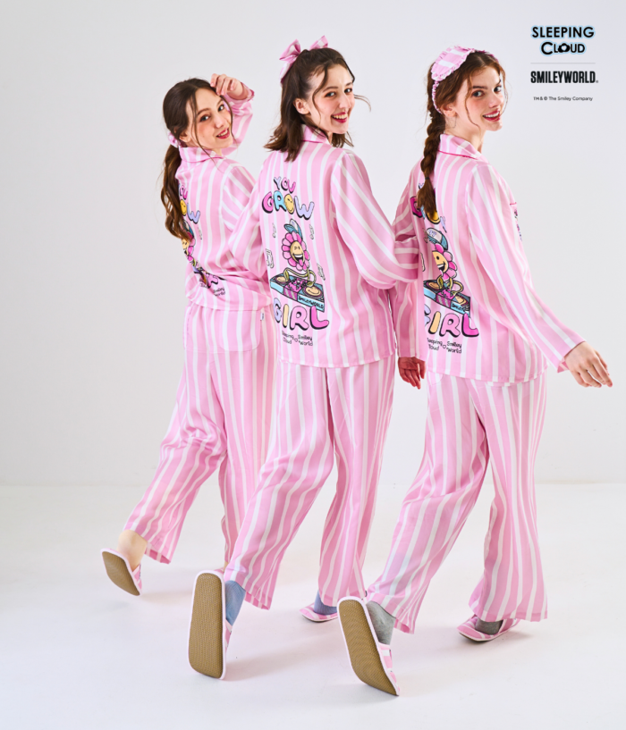 Smiley Collection Long sleeves + Pants : Pink - Image 6