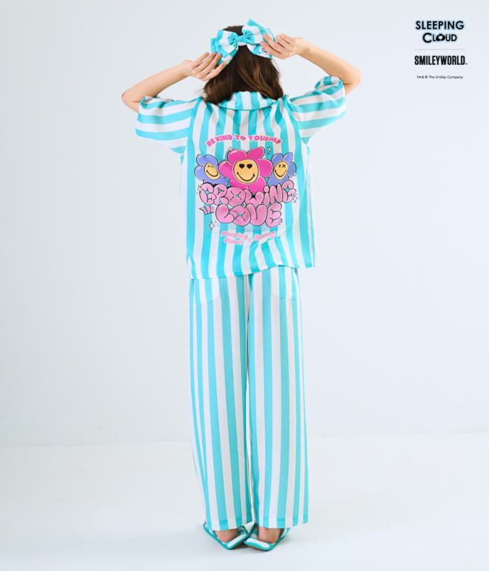 Smiley Collection Short sleeves + Pants : Green - Image 3