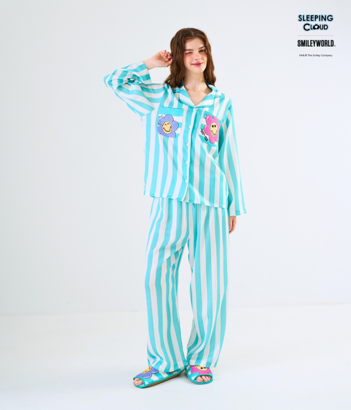 Smiley Collection Long sleeves + Pants : Green - Image 3