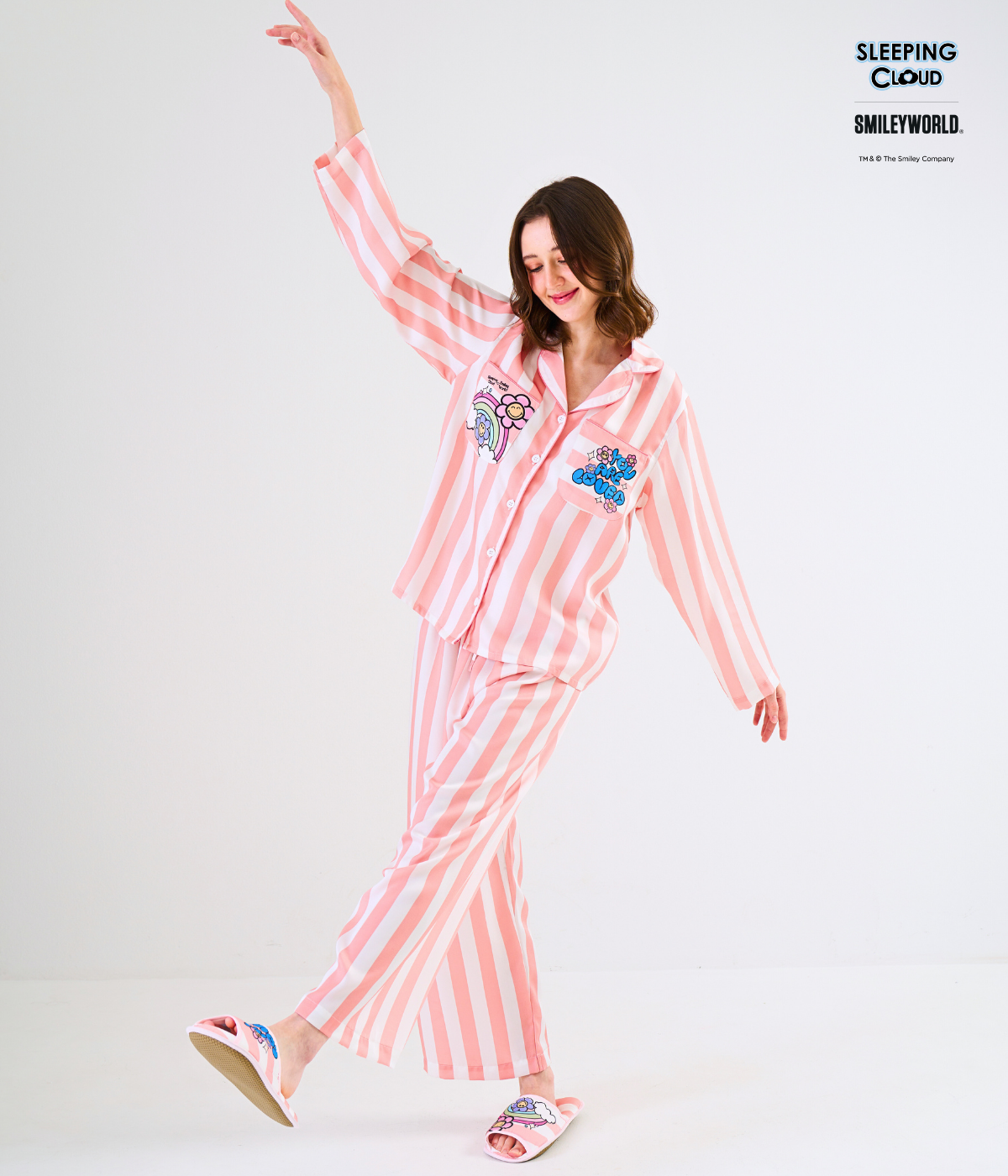 338 Smiley Collection Long sleeves + Pants : Orange - Image 1