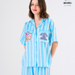 Smiley Collection Short sleeves + Pants : Blue