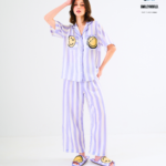 Smiley Collection Short sleeves + Pants : Purple