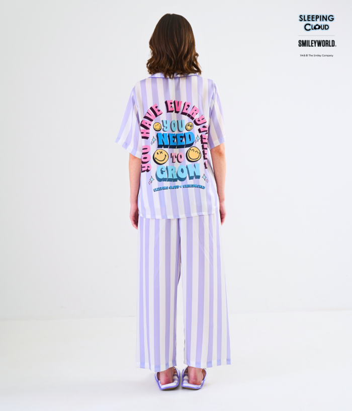 Smiley Collection Short sleeves + Pants : Purple - Image 6