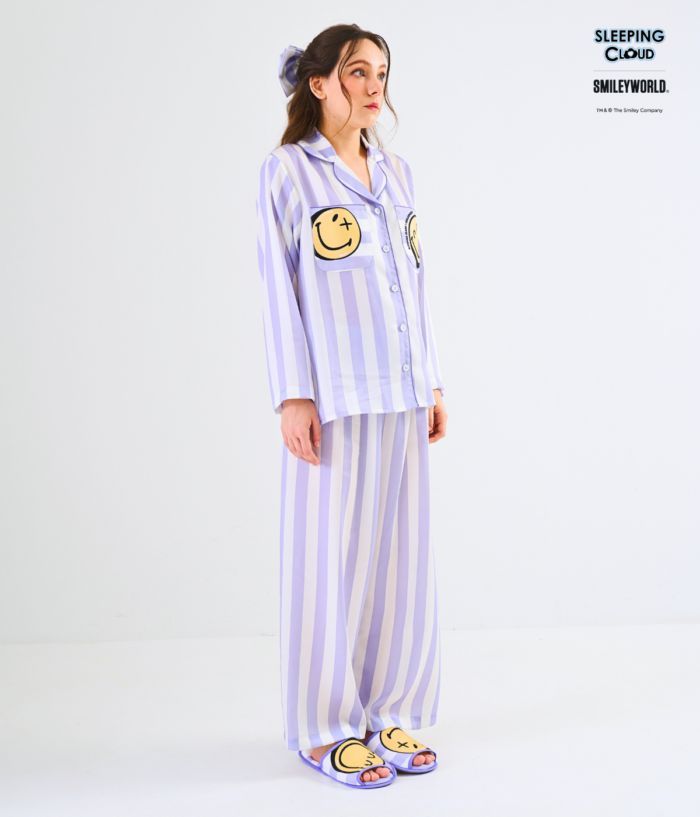 Smiley Collection Long sleeves + Pants : Purple - Image 5