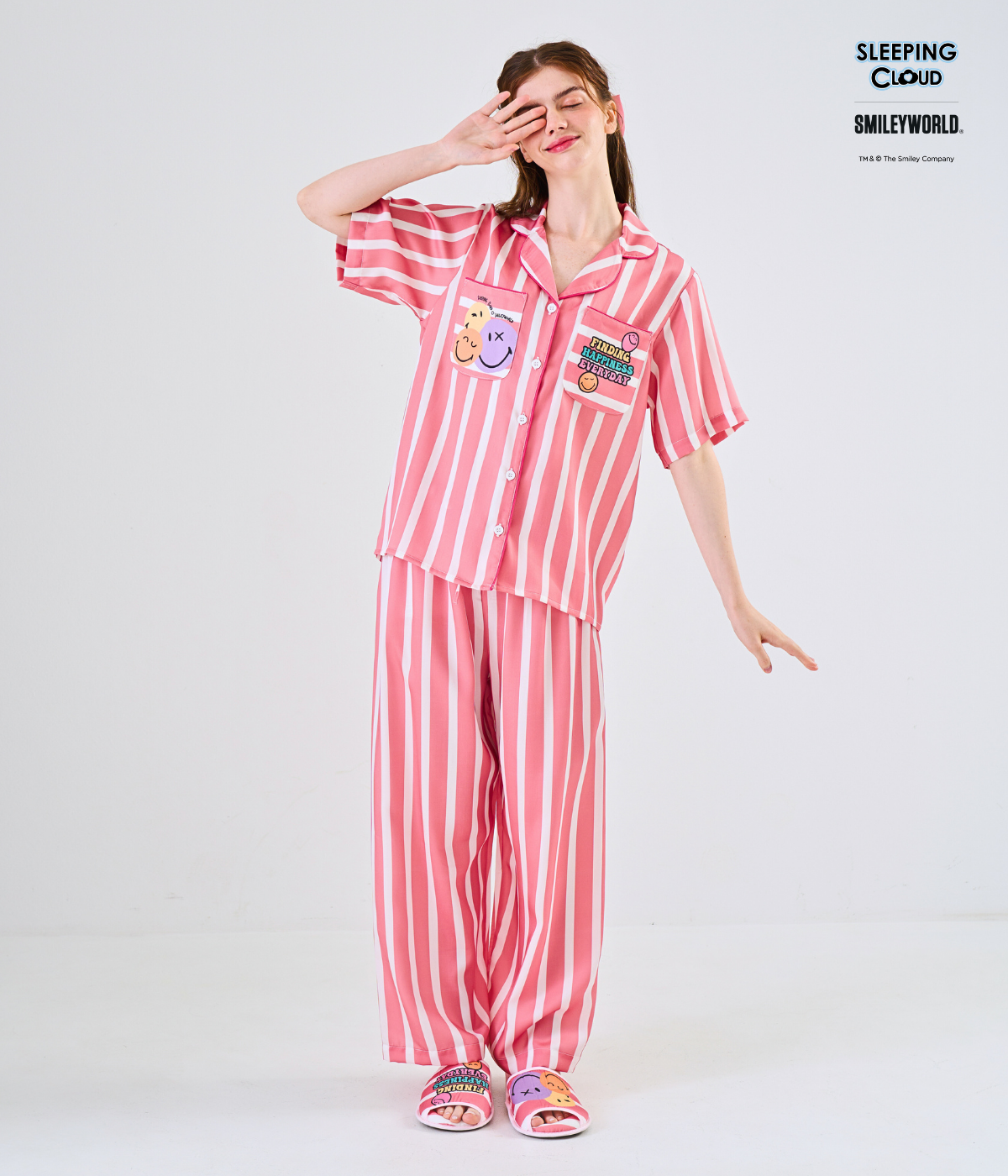 386 Smiley Collection Short sleeves + Pants : Red - Image 1