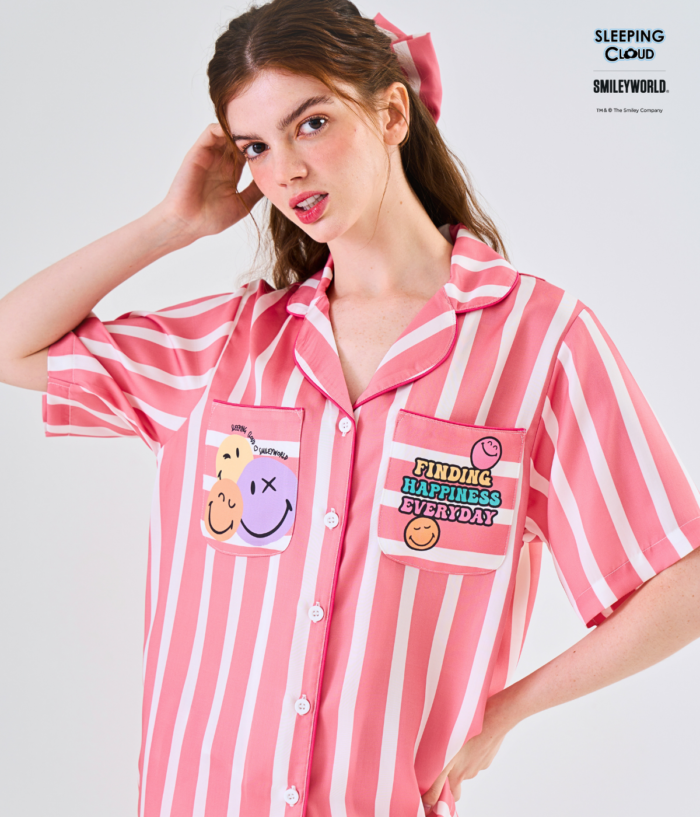 Smiley Collection Short sleeves + Pants : Red - Image 2