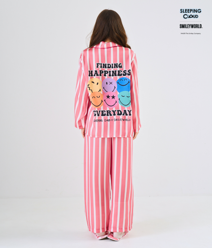 Smiley Collection Long sleeves + Pants : Red - Image 4