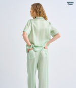 Make Up Your Day THREE STRIPE Short sleeves + Pants : Green - Image 5