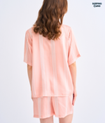 Make Up Your Day THREE STRIPE Short sleeves + Shorts : Orange - Image 5