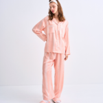 Make Up Your Day THREE STRIPE Long sleeves + Pants : Orange