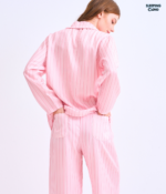 Make Up Your Day ONE STRIPE Long sleeves + Pants : Pink - Image 3