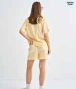 Make Up Your Day ONE STRIPE Short sleeves + Shorts : Yellow - Image 4