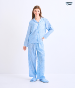 Make Up Your Day ONE STRIPE Long sleeves + Pants : Blue - Image 3