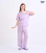 Make Up Your Day ONE STRIPE Short sleeves + Pants : Purple - Image 4