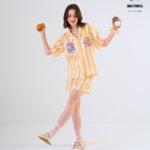 Smiley Collection Short sleeves + Shorts : Yellow