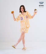 Smiley Collection Short sleeves + Shorts : Yellow