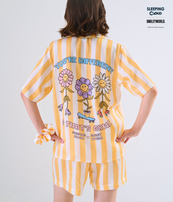 Smiley Collection Short sleeves + Shorts : Yellow - Image 4
