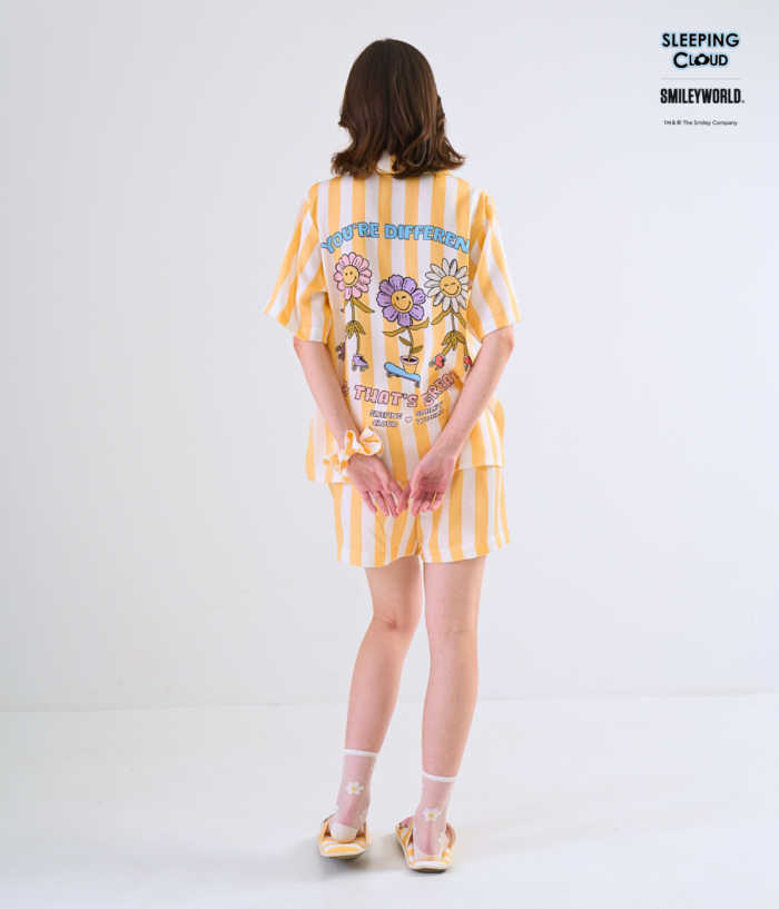 Smiley Collection Short sleeves + Shorts : Yellow - Image 3