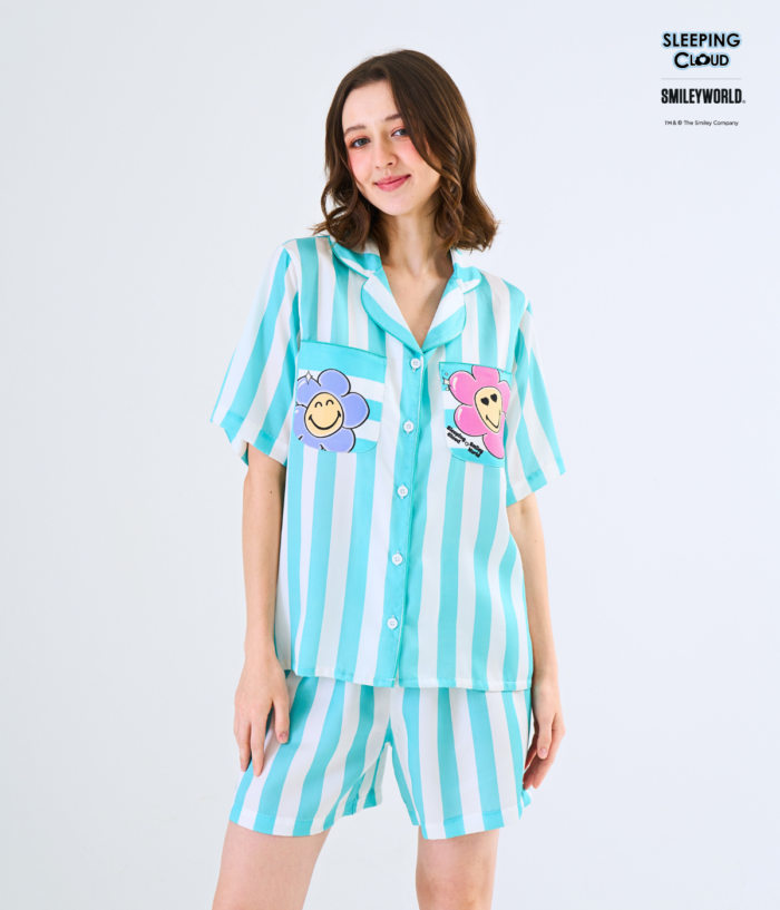 Smiley Collection Short sleeves + Shorts : Green - Image 2