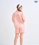 Make Up Your Day ONE STRIPE Short sleeves + Shorts : Orange - Image 5