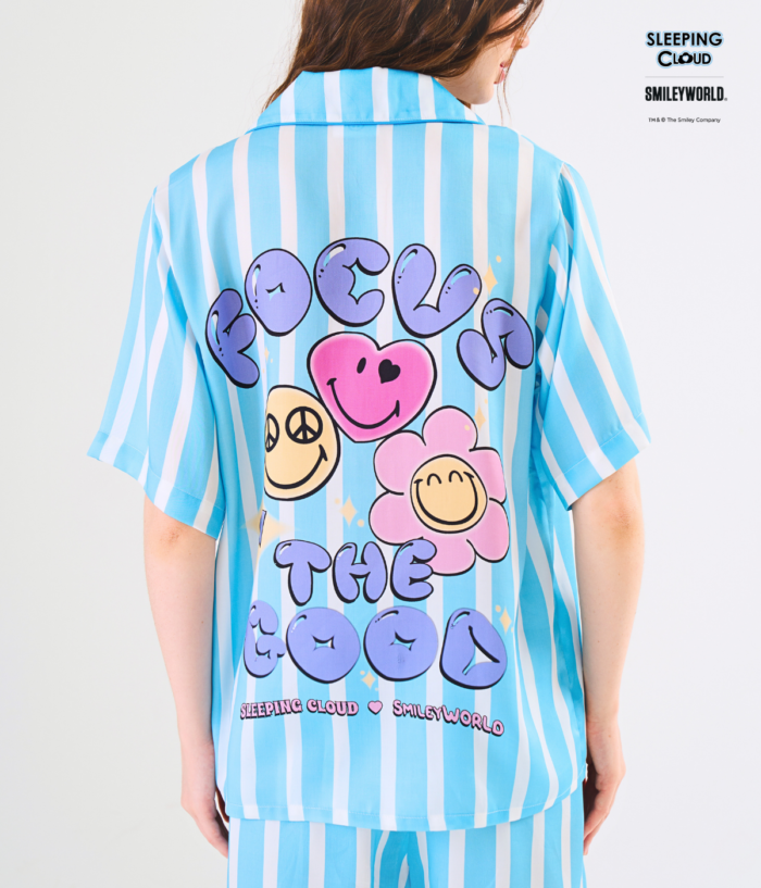 Smiley Collection Short sleeves + Shorts : Blue - Image 6