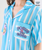 Smiley Collection Short sleeves + Shorts : Blue - Image 4