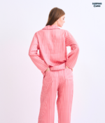 Make Up Your Day ONE STRIPE Long sleeves + Pants : Red - Image 3