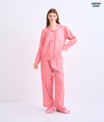 Make Up Your Day ONE STRIPE Long sleeves + Pants : Red - Image 2