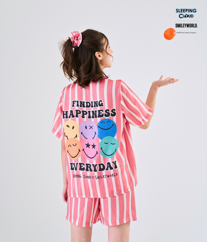 Smiley Collection Short sleeves + Shorts : Red - Image 3