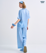 Make Up Your Day ONE STRIPE Short sleeves + Shorts : Blue - Image 6