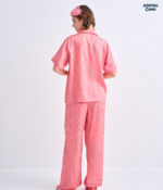 Make Up Your Day ONE STRIPE Short sleeves + Pants : Red - Image 4