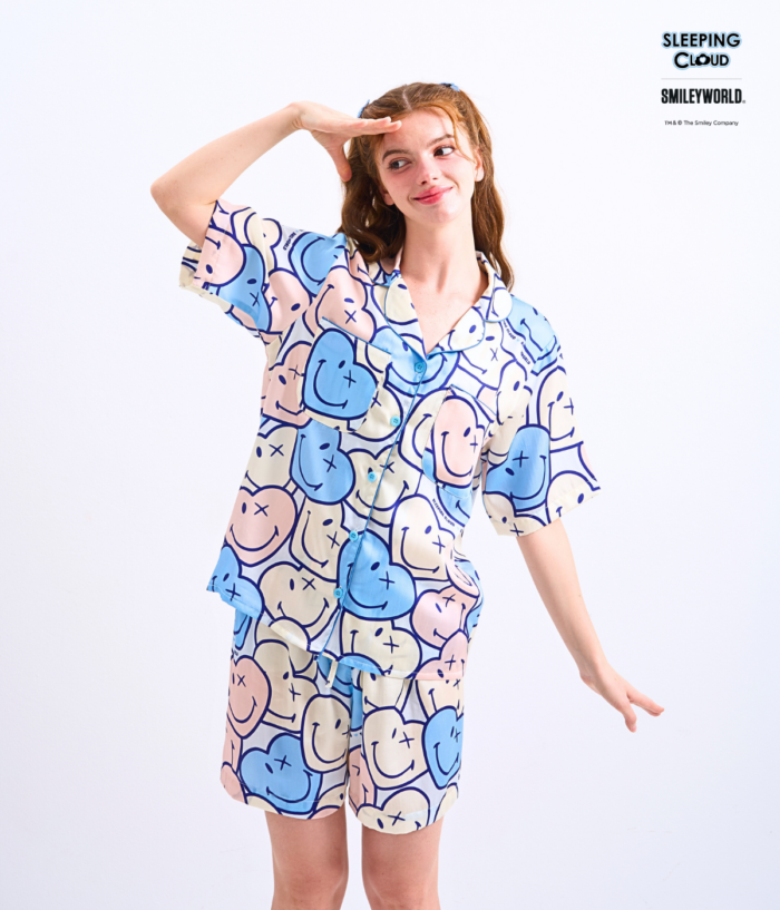 Candy Collection Short sleeves + Shorts : Blue - Image 4