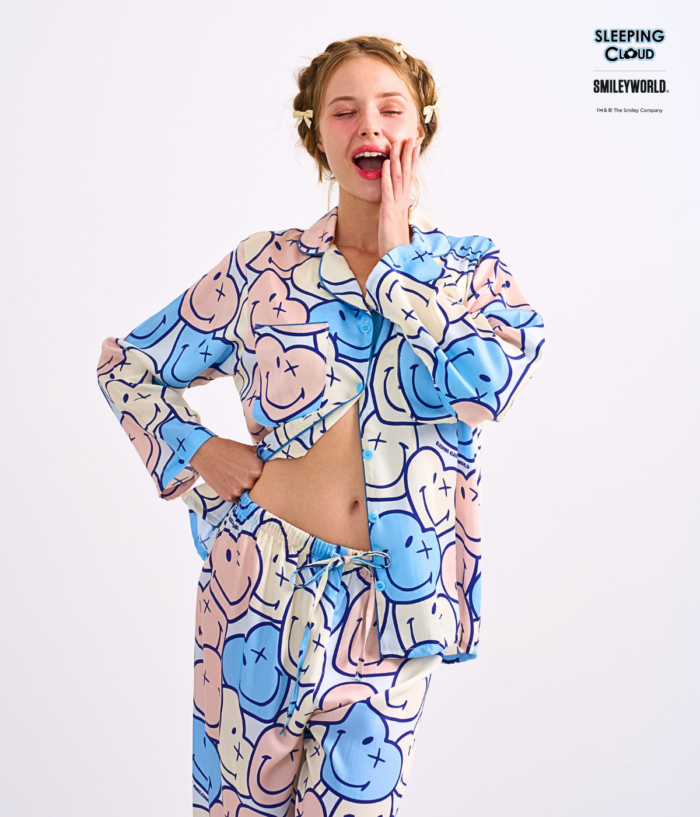 Candy Collection Long sleeves + Pants : Blue - Image 4