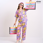 Candy Collection Short sleeves + Pants : Purple