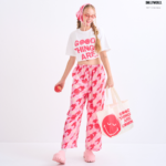 T-Shirt + Pants set, Shinori : Red