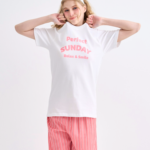 T-Shirt + Pants set, One stripe : Sunday