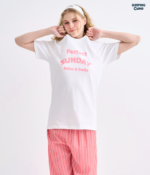 T-Shirt + Pants set, One stripe : Sunday