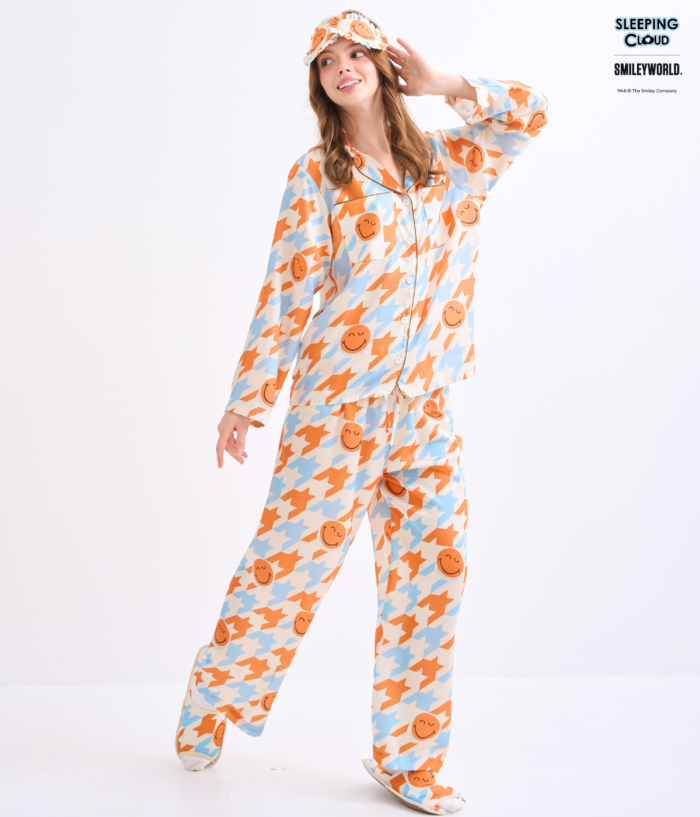 Shinori Collection Long sleeves + Pants : Orange - Image 2