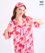 Shinori Collection Short sleeves + Shorts : Red - Image 2