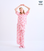 Shinori Collection Short sleeves + Pants : Pink - Image 2