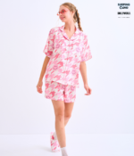 Shinori Collection Short sleeves + Shorts : Pink - Image 4