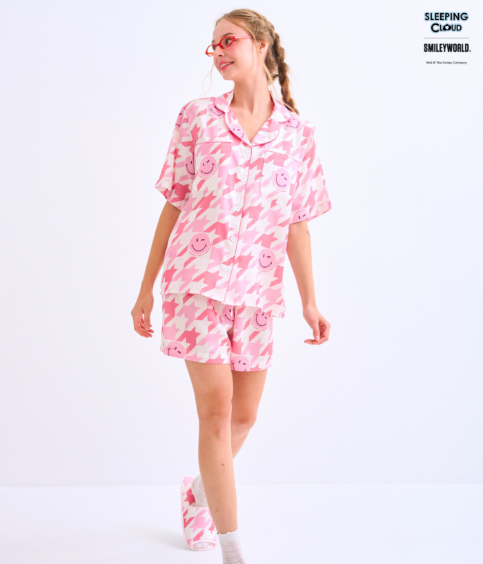 Shinori Collection Short sleeves + Shorts : Pink - Image 4