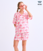 Shinori Collection Short sleeves + Shorts : Pink
