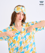 Shinori Collection Short sleeves + Shorts : Yellow - Image 2