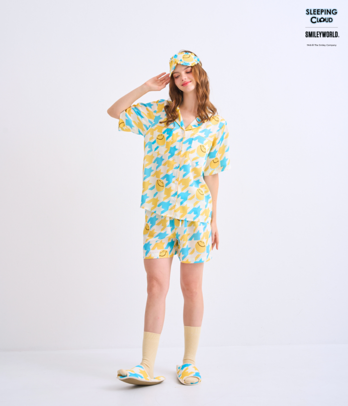 Shinori Collection Short sleeves + Shorts : Yellow - Image 3
