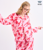 Shinori Collection Long sleeves + Pants : Red - Image 3
