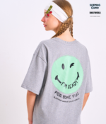 Braless T-Shirt set, Gray T-Shirt + Pants : Green