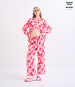Shinori Collection Long sleeves + Pants : Red - Image 2